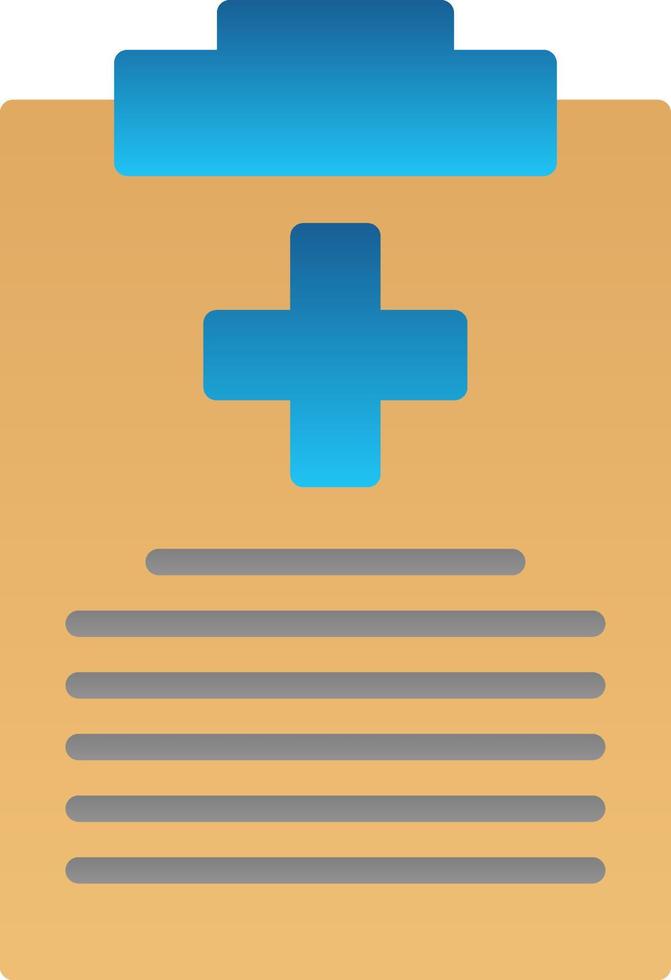 Medical Report Vector Icon Design