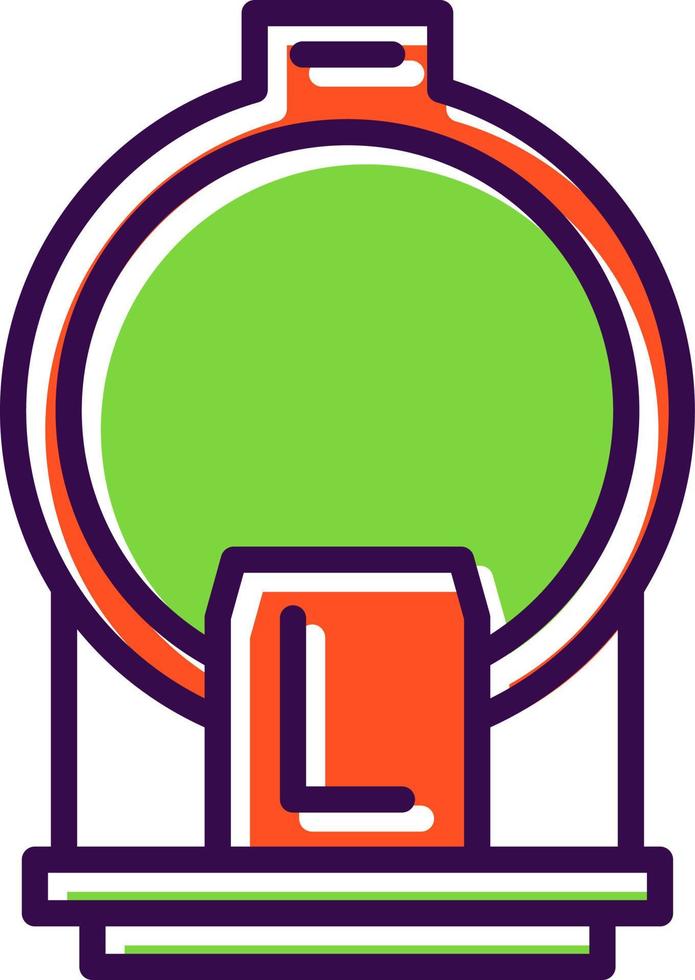 CT Scan Vector Icon Design