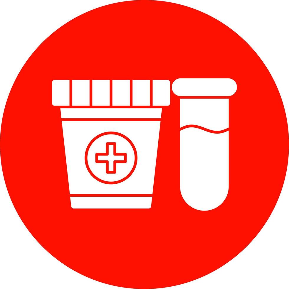 Urine Test Vector Icon Design