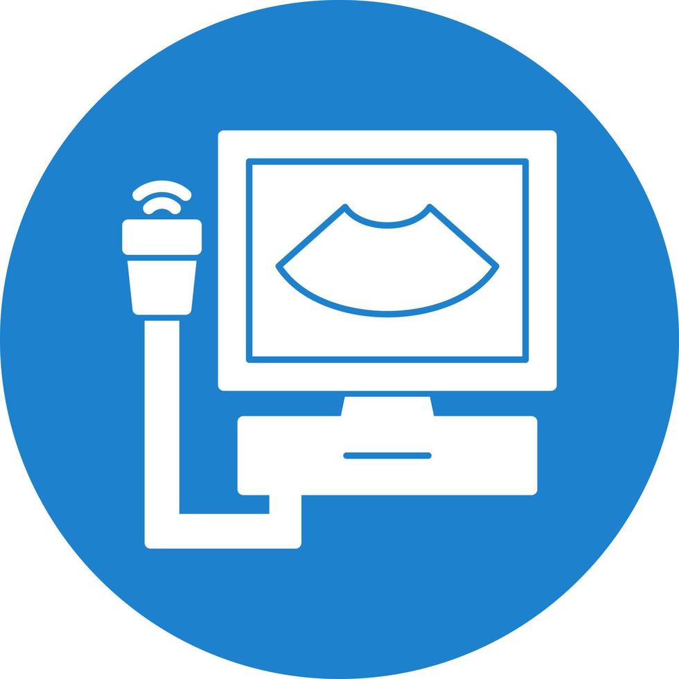 Ultrasonography Vector Icon Design