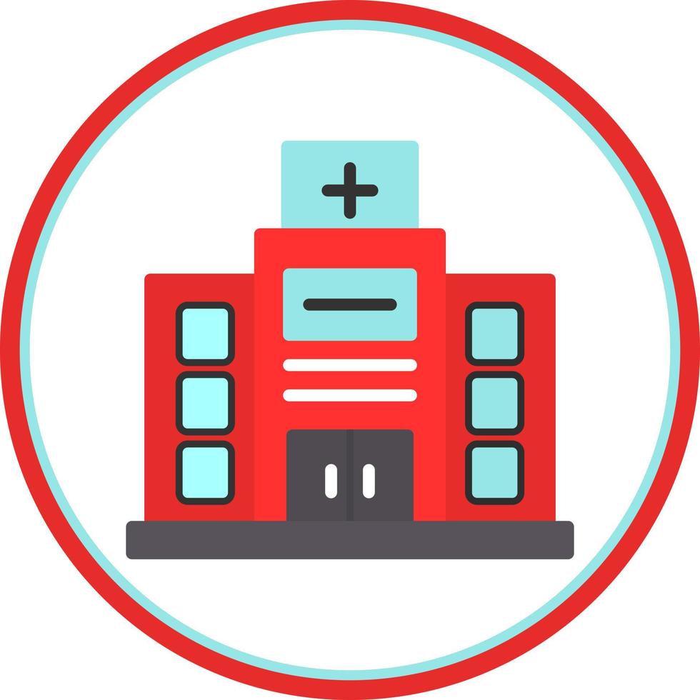 diseño de icono de vector de hospital