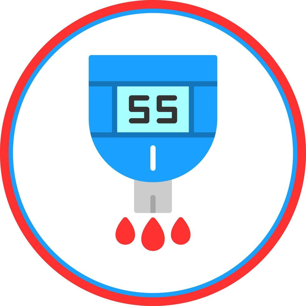 Glucose Checkup Vector Icon Design