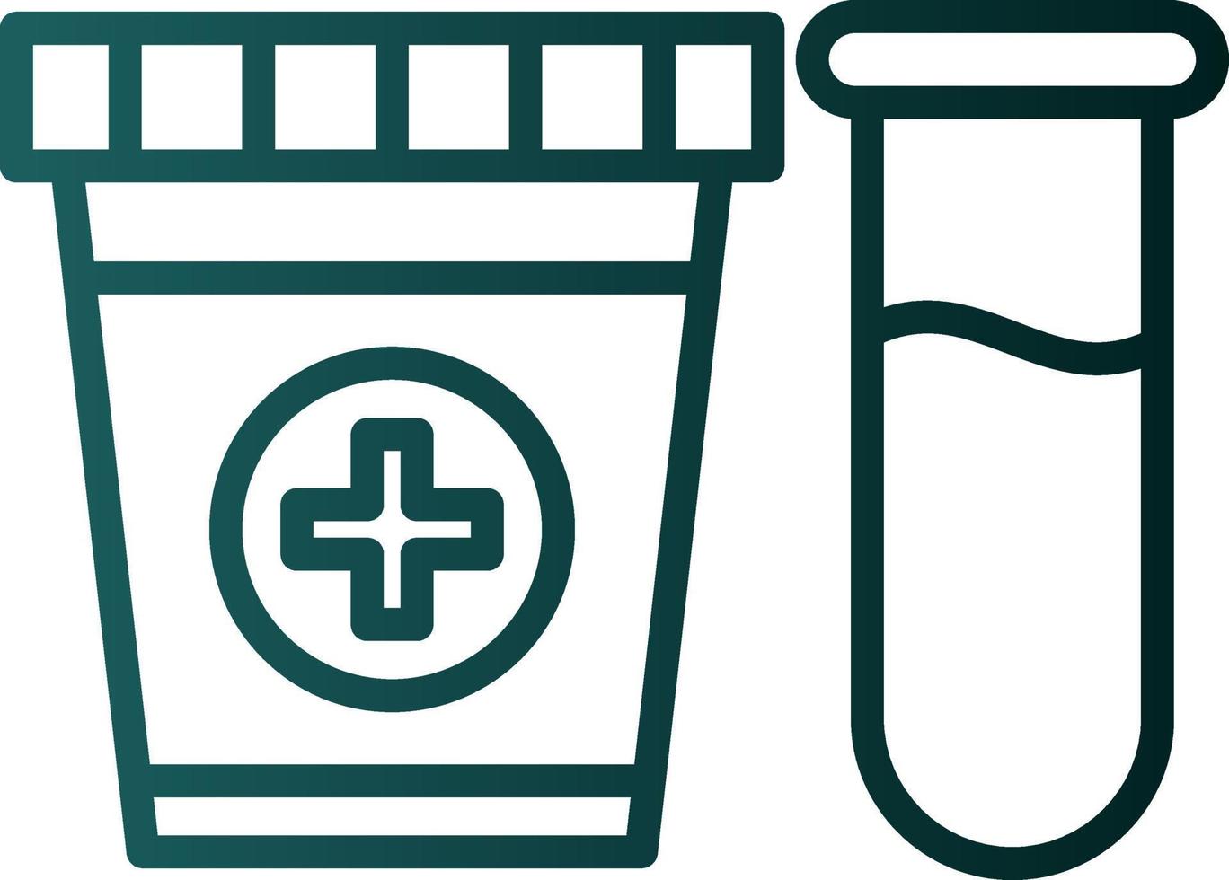 Urine Test Vector Icon Design