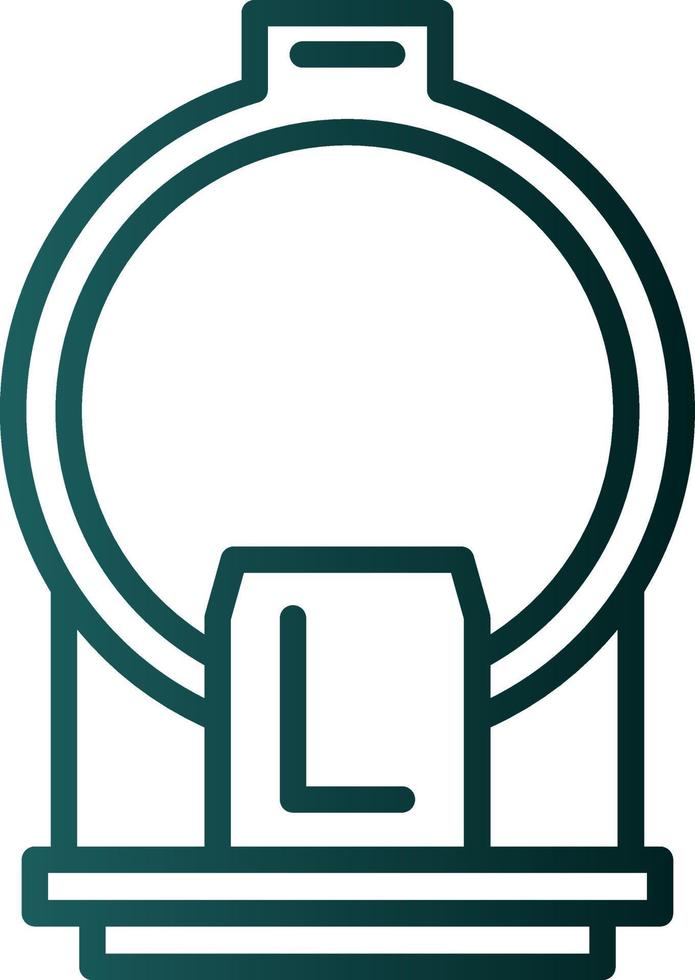 CT Scan Vector Icon Design
