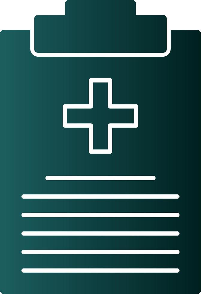 Medical Report Vector Icon Design
