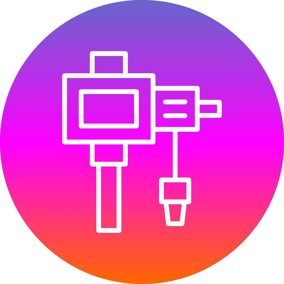 Colonoscopy Vector Icon Design