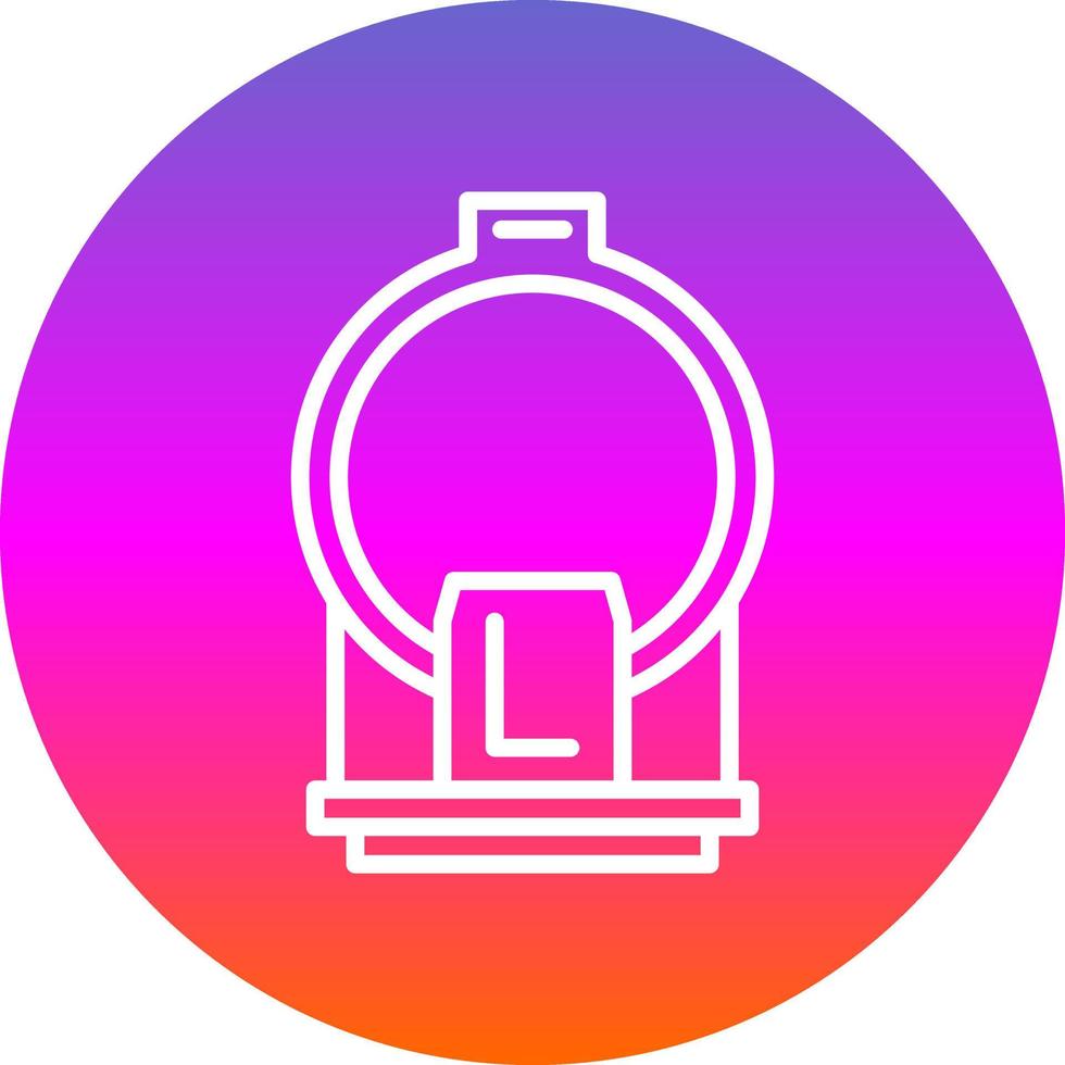 CT Scan Vector Icon Design