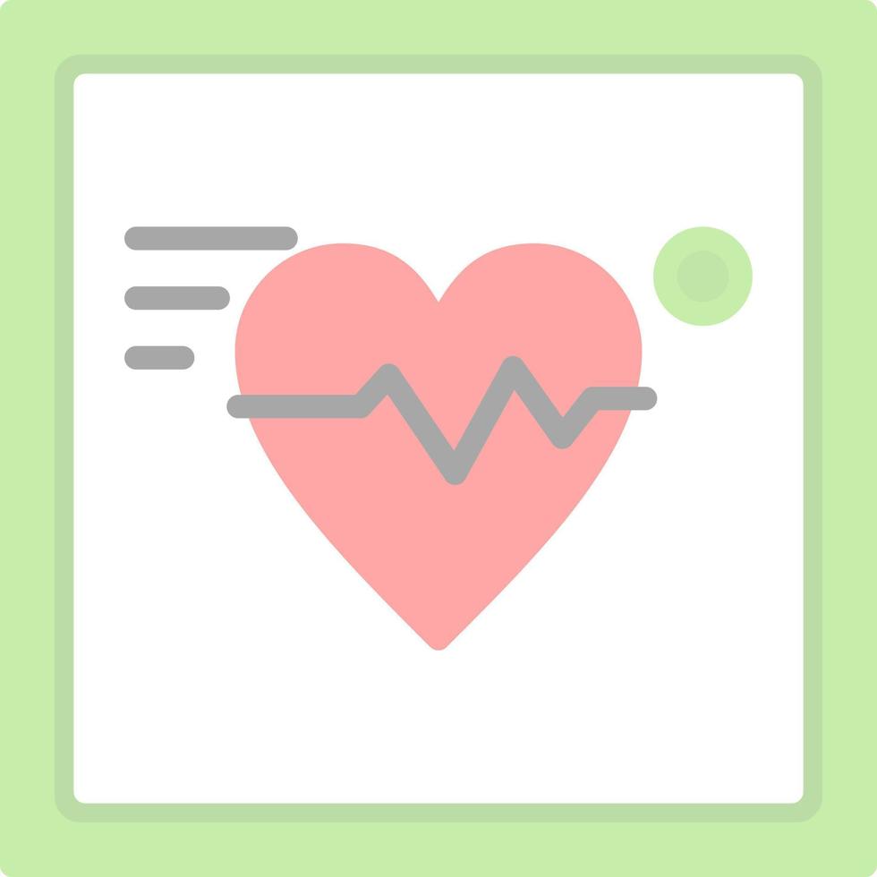 Electrocardiogram Vector Icon Design