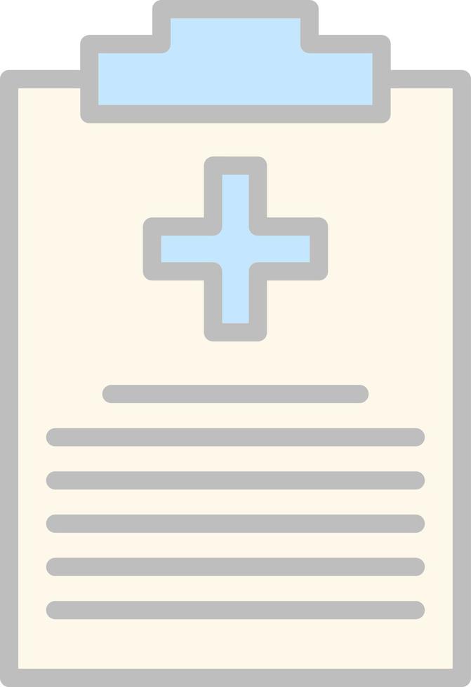Medical Report Vector Icon Design