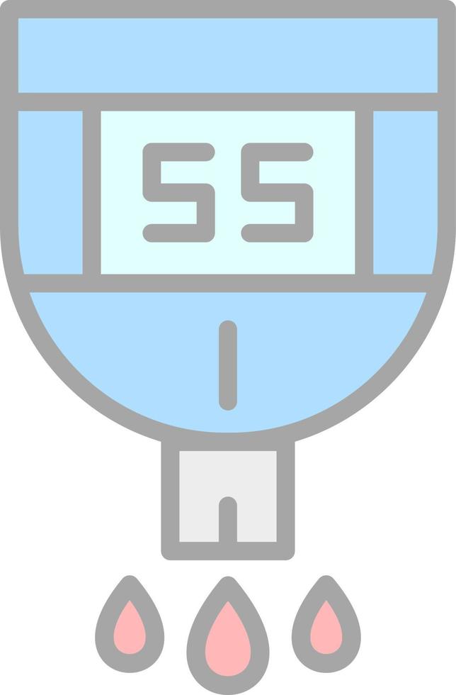 Glucose Checkup Vector Icon Design