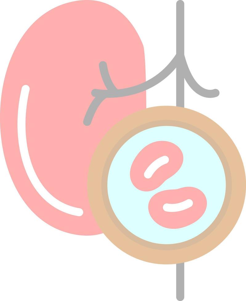 Kidney Checkup Vector Icon Design