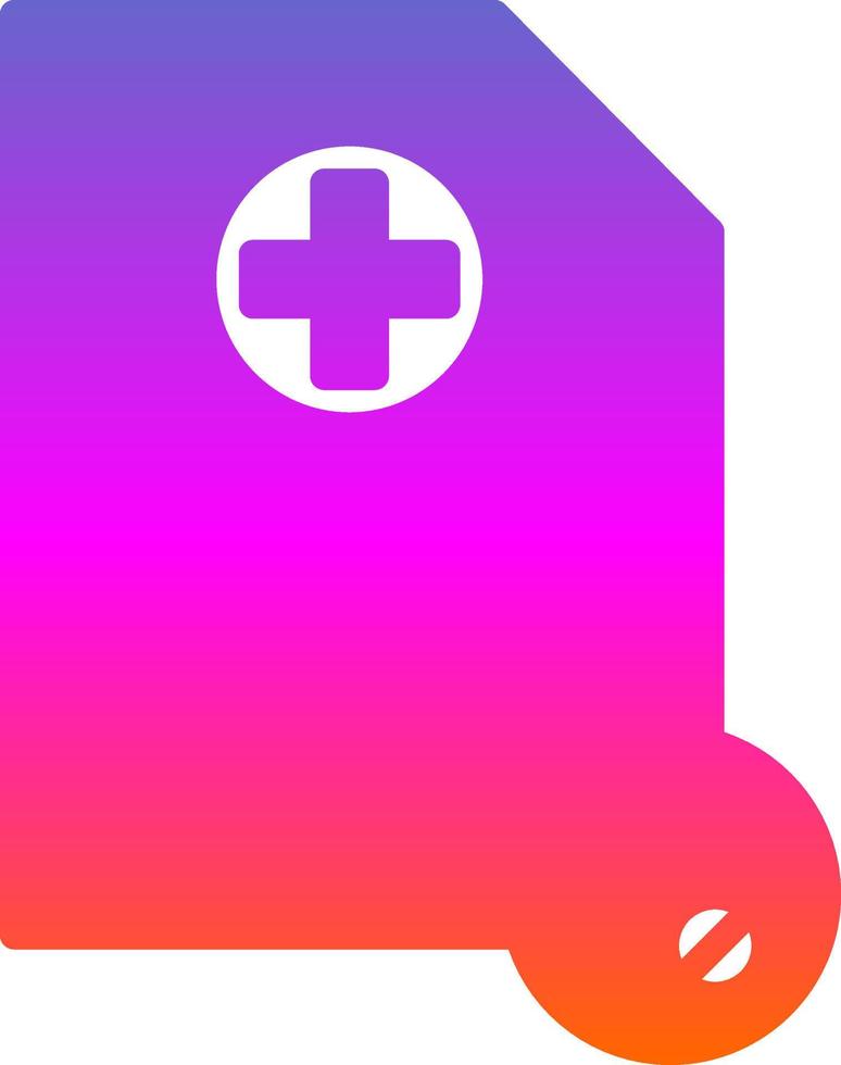 Prescription Vector Icon Design