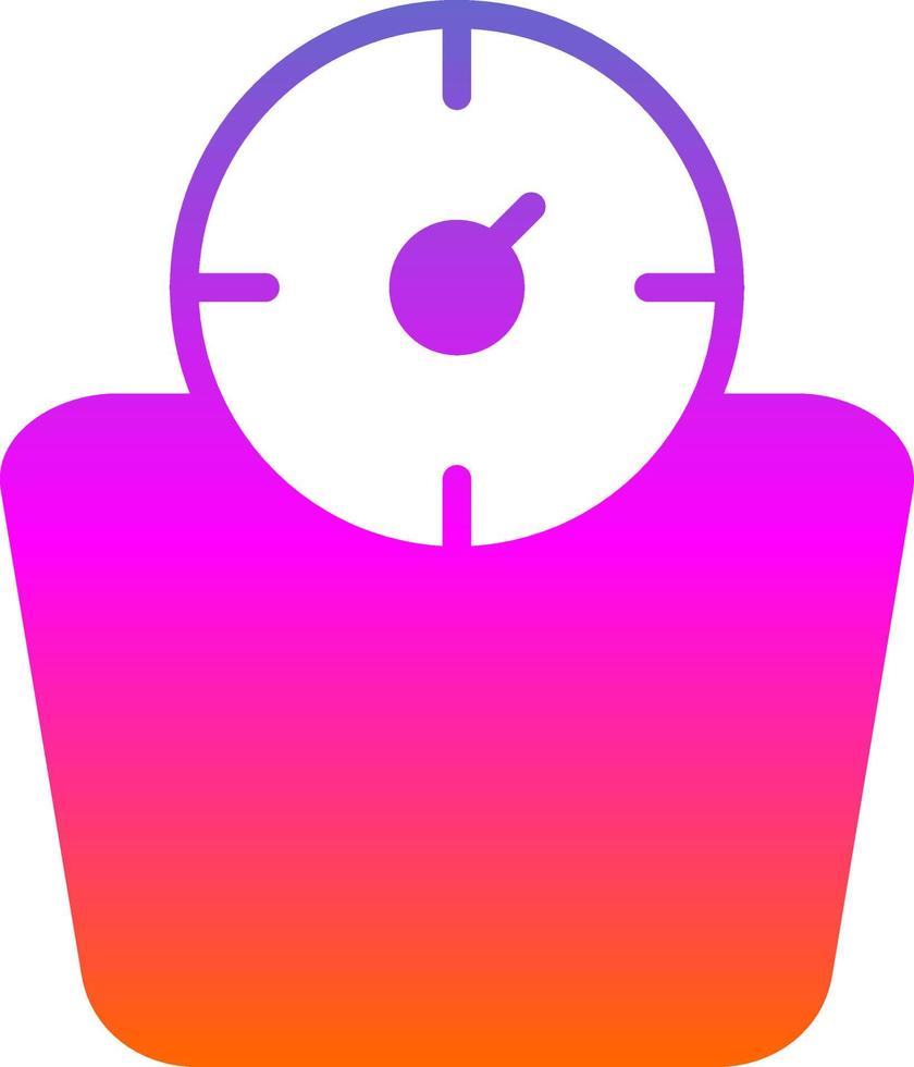 Weight Check Vector Icon Design