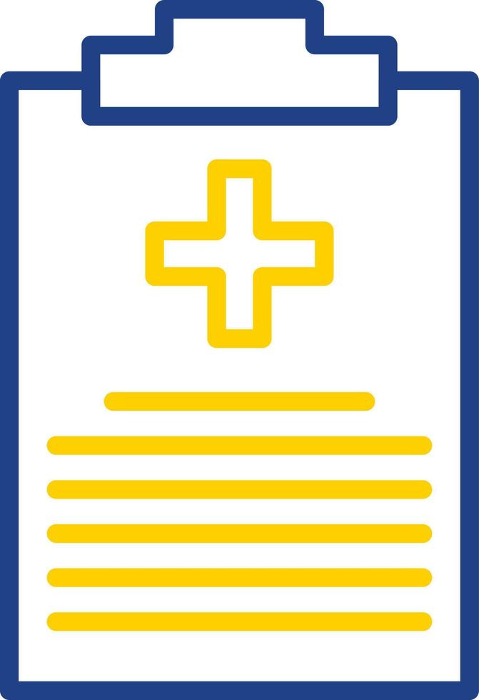 Medical Report Vector Icon Design