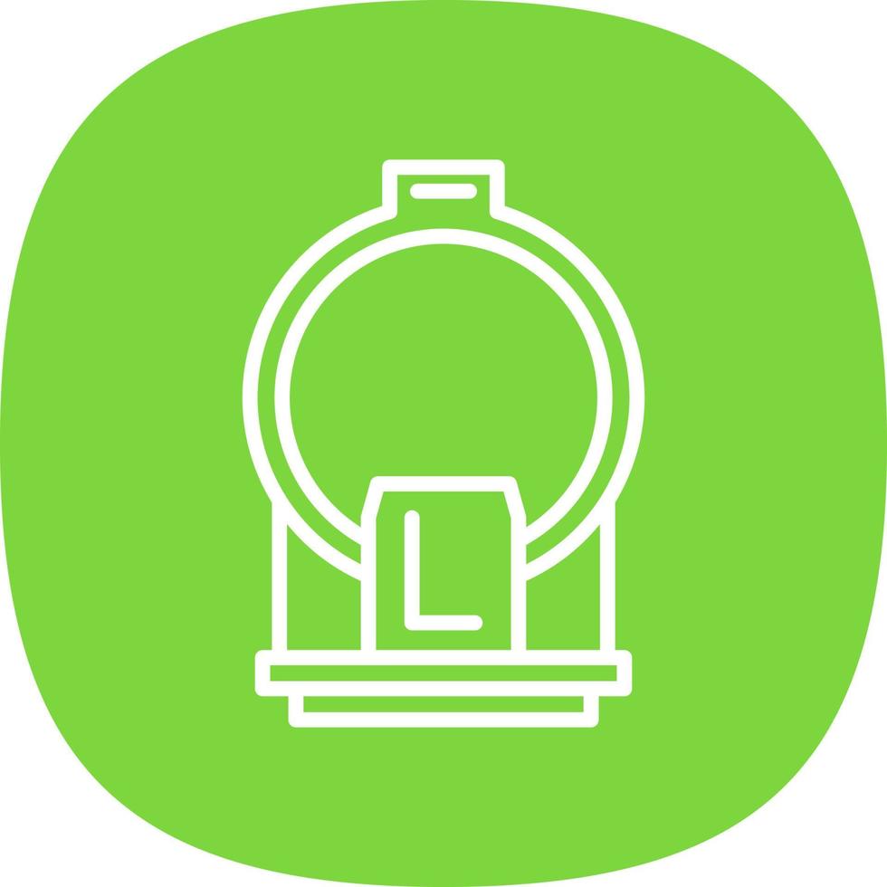 CT Scan Vector Icon Design