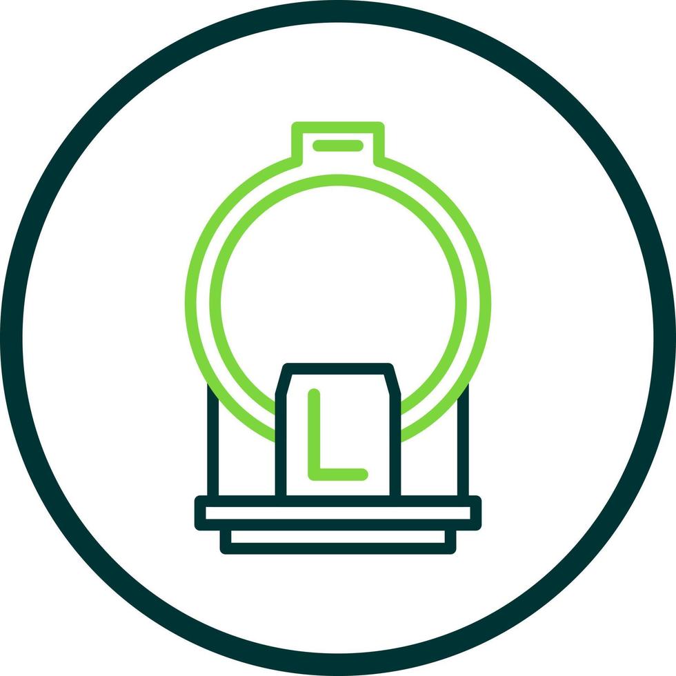 CT Scan Vector Icon Design