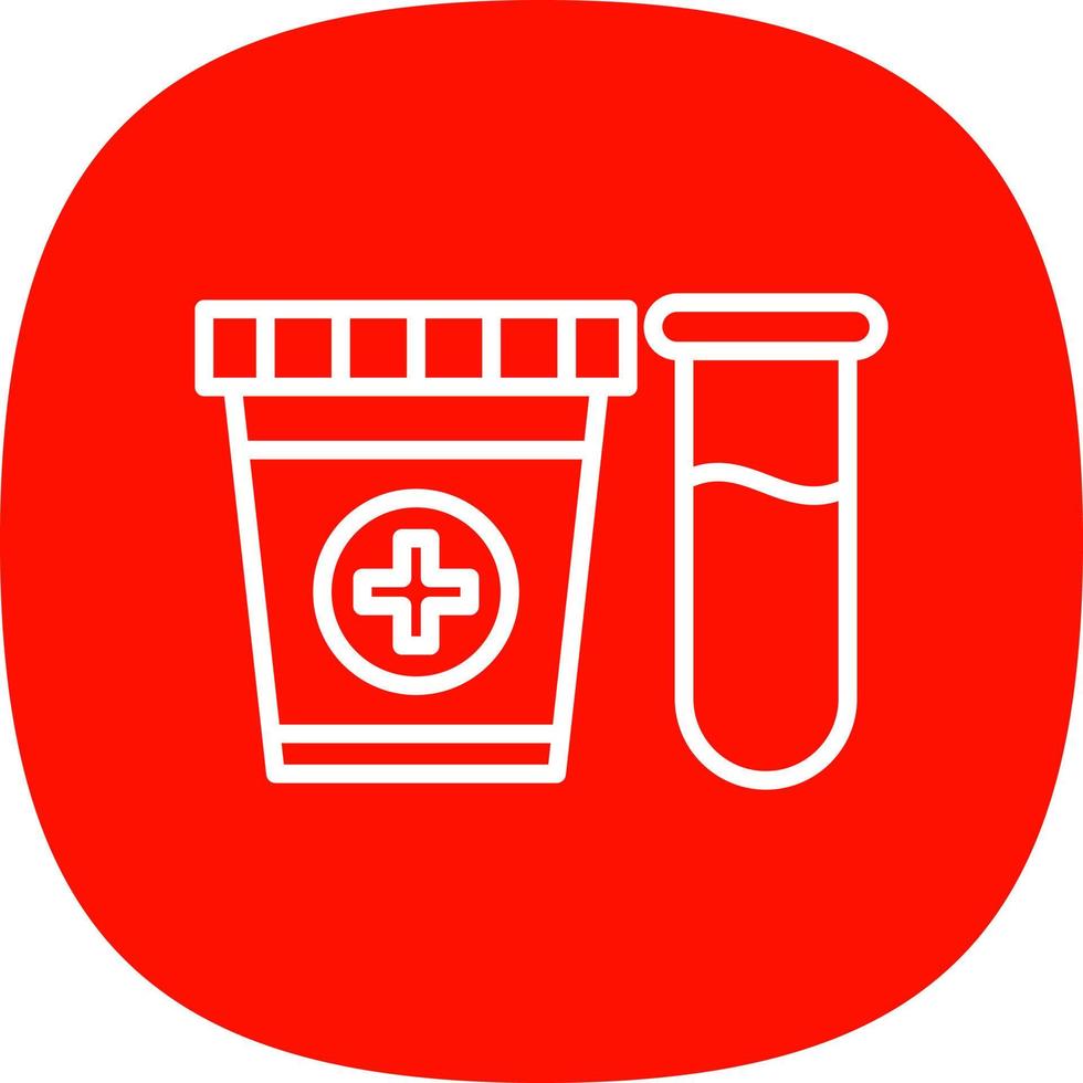 Urine Test Vector Icon Design