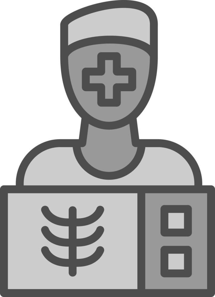 Man X ray Vector Icon Design