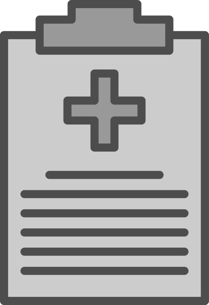 Medical Report Vector Icon Design