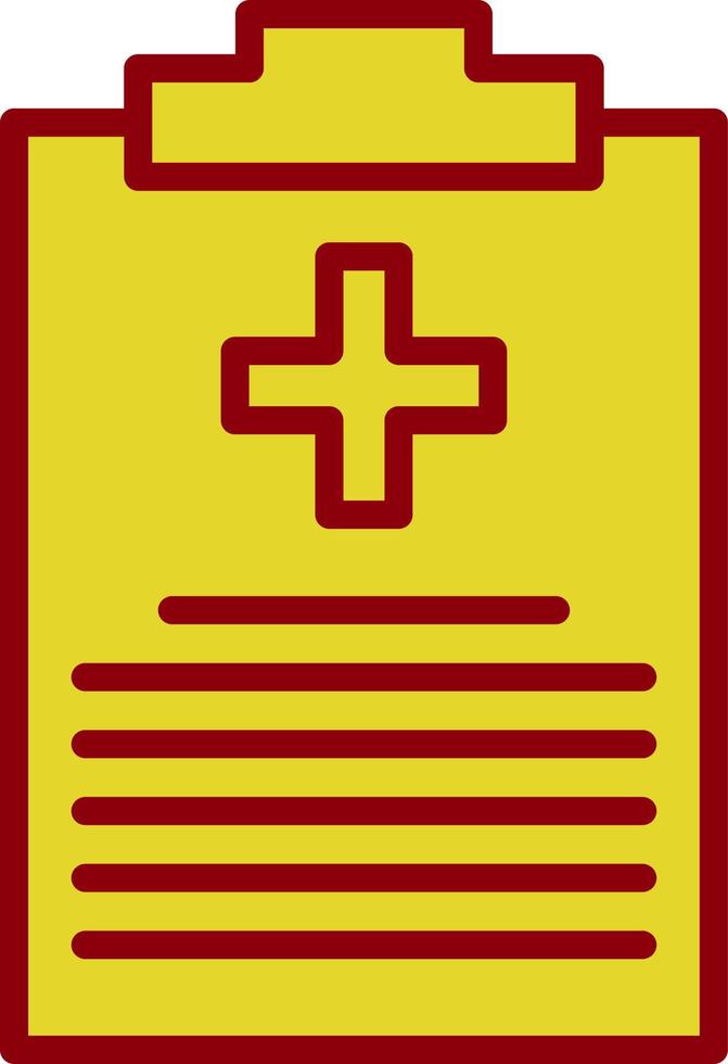 Medical Report Vector Icon Design