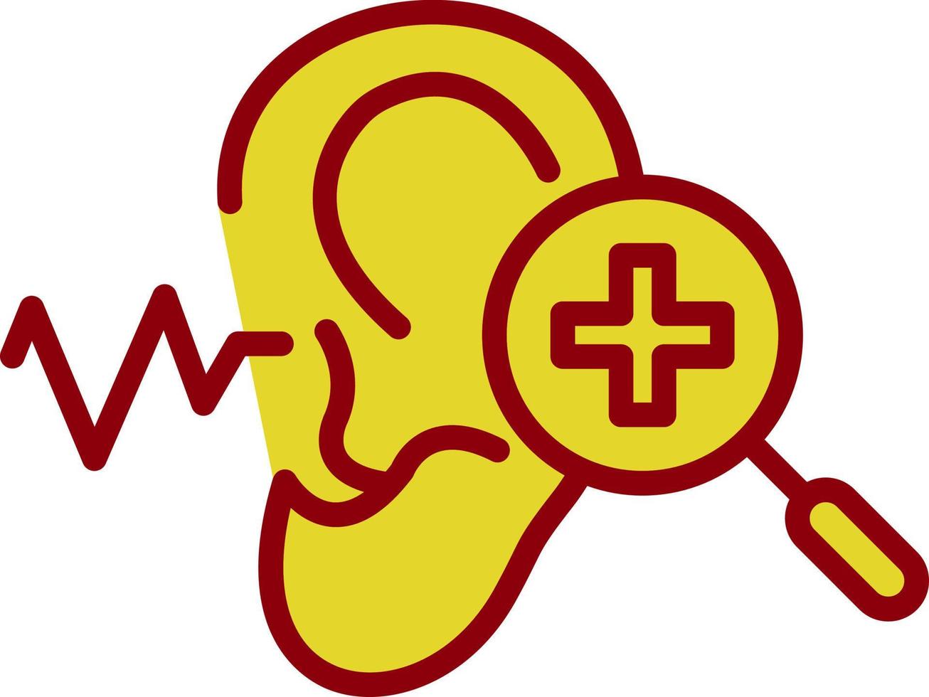 Hearing Checkup Vector Icon Design