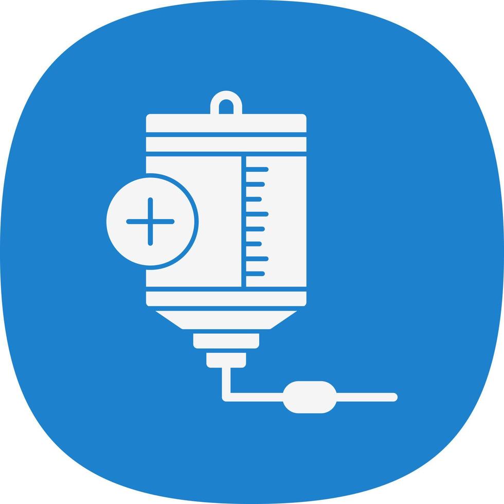 Blood Bag Vector Icon Design