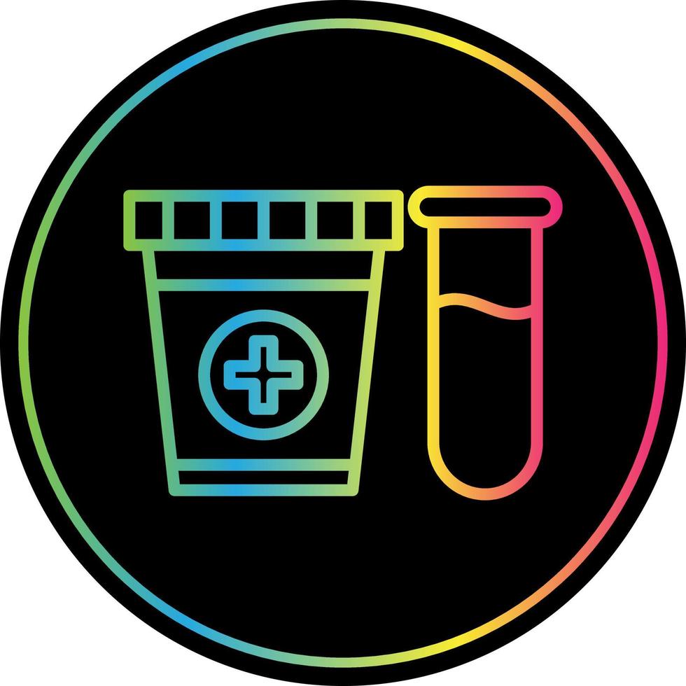 Urine Test Vector Icon Design