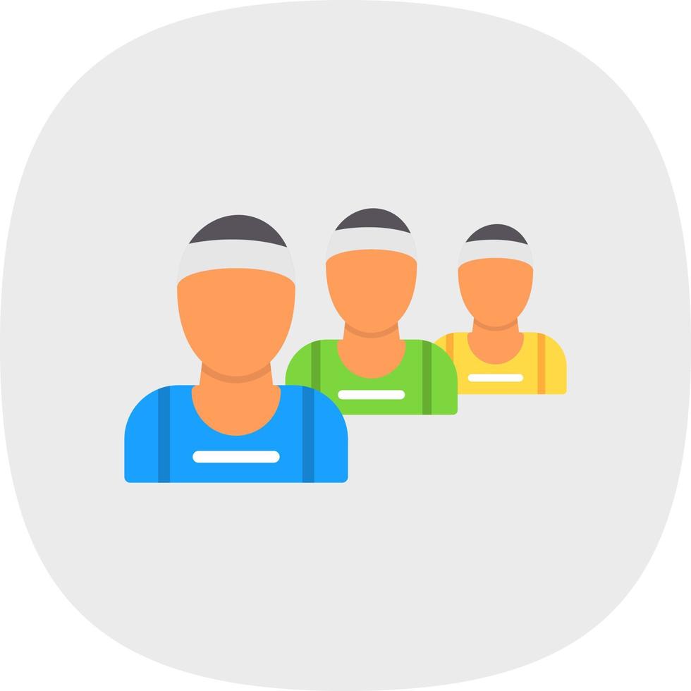 Patients Waiting Vector Icon Design