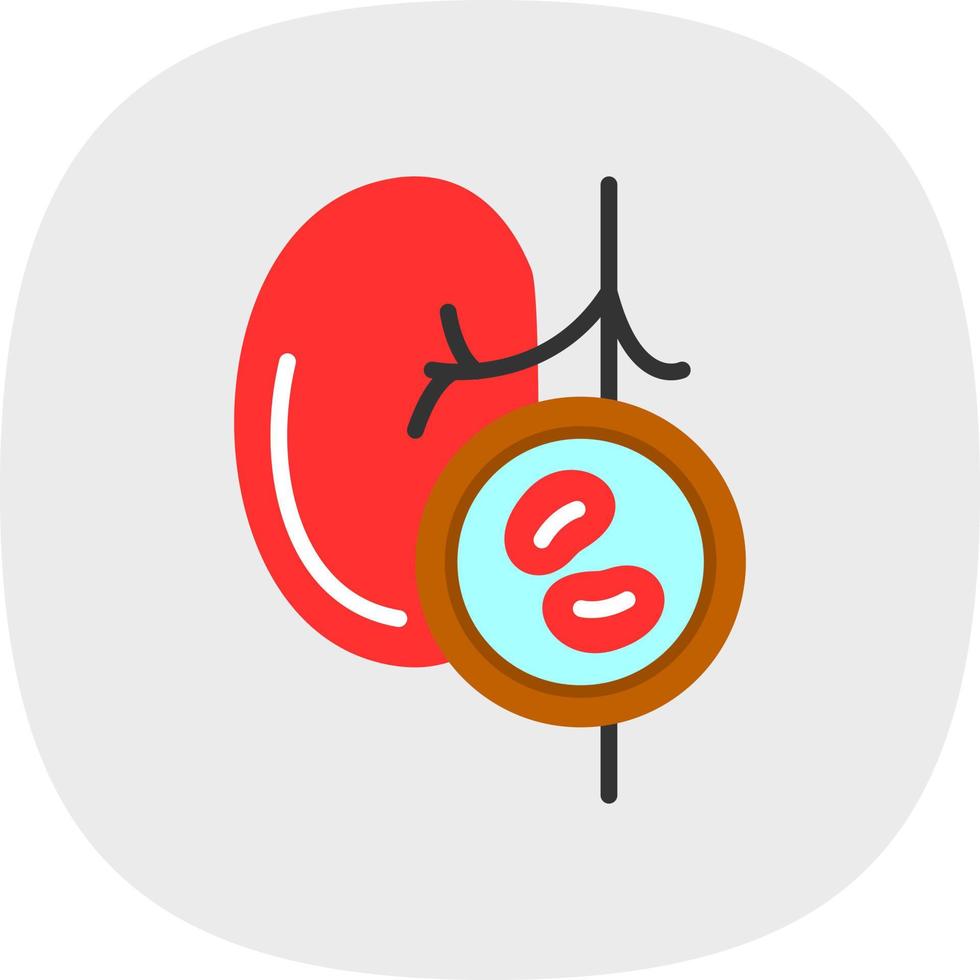 Kidney Checkup Vector Icon Design