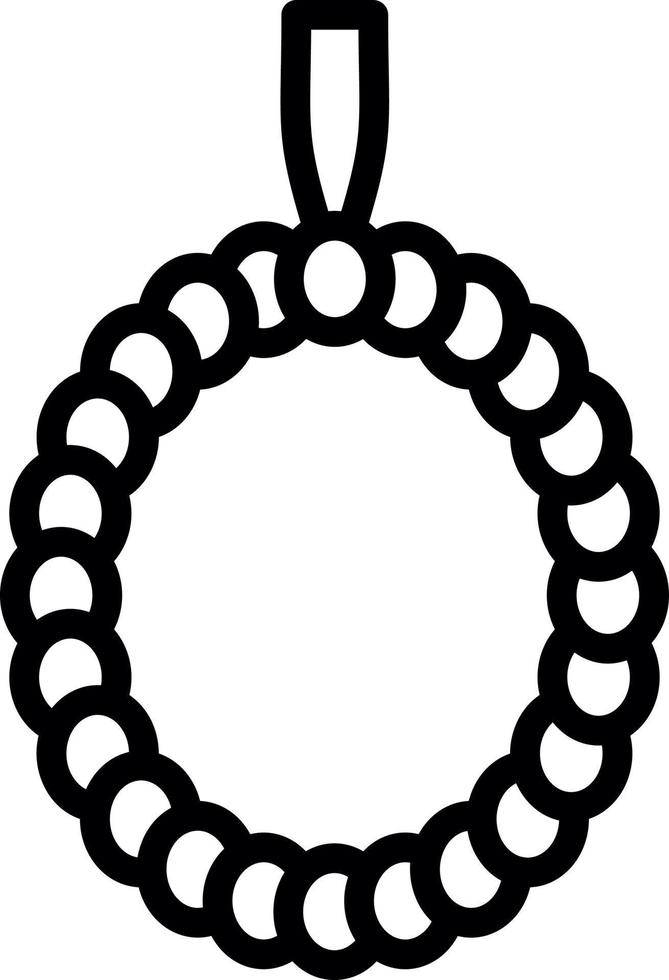 Praying Beads Vector Icon Design