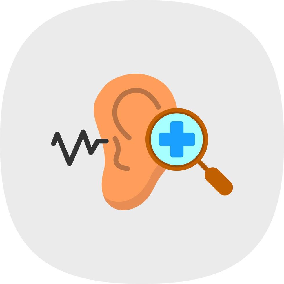 Hearing Checkup Vector Icon Design