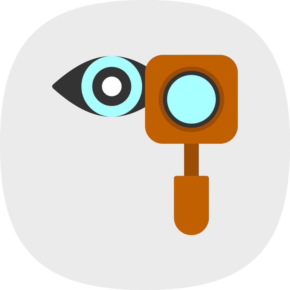 Eye Examination Vector Icon Design