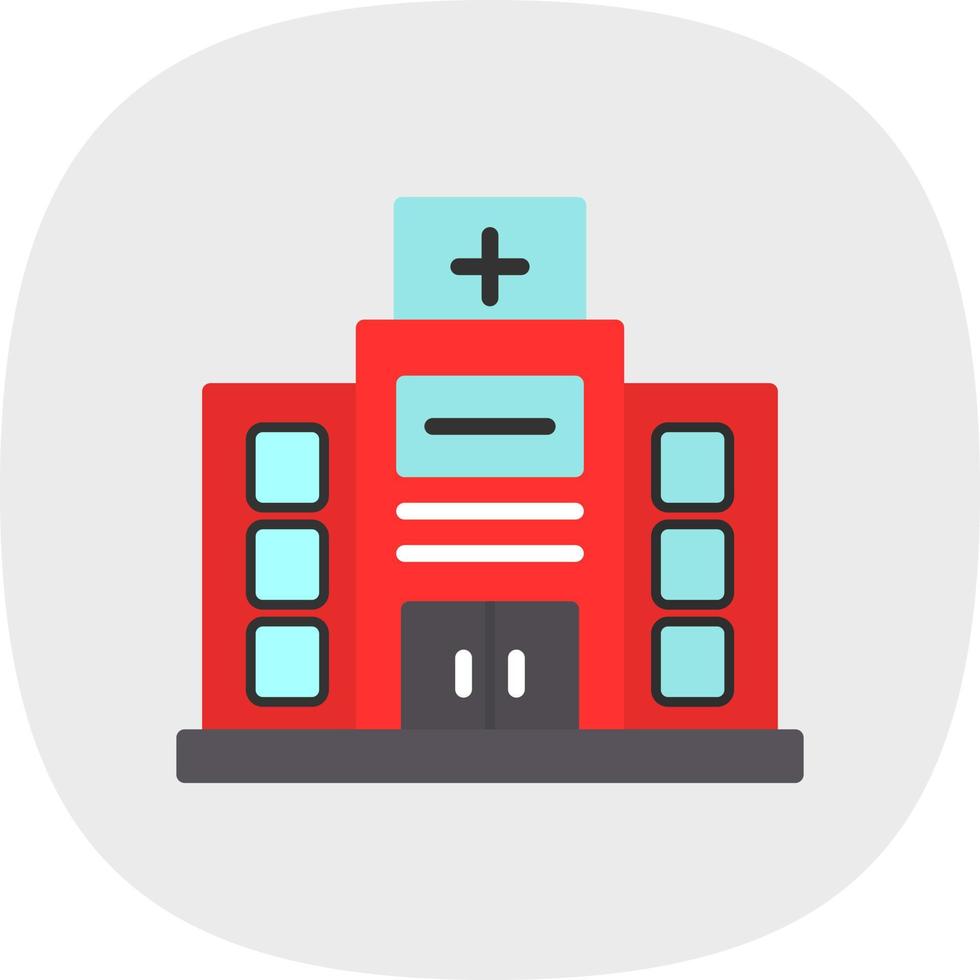 diseño de icono de vector de hospital