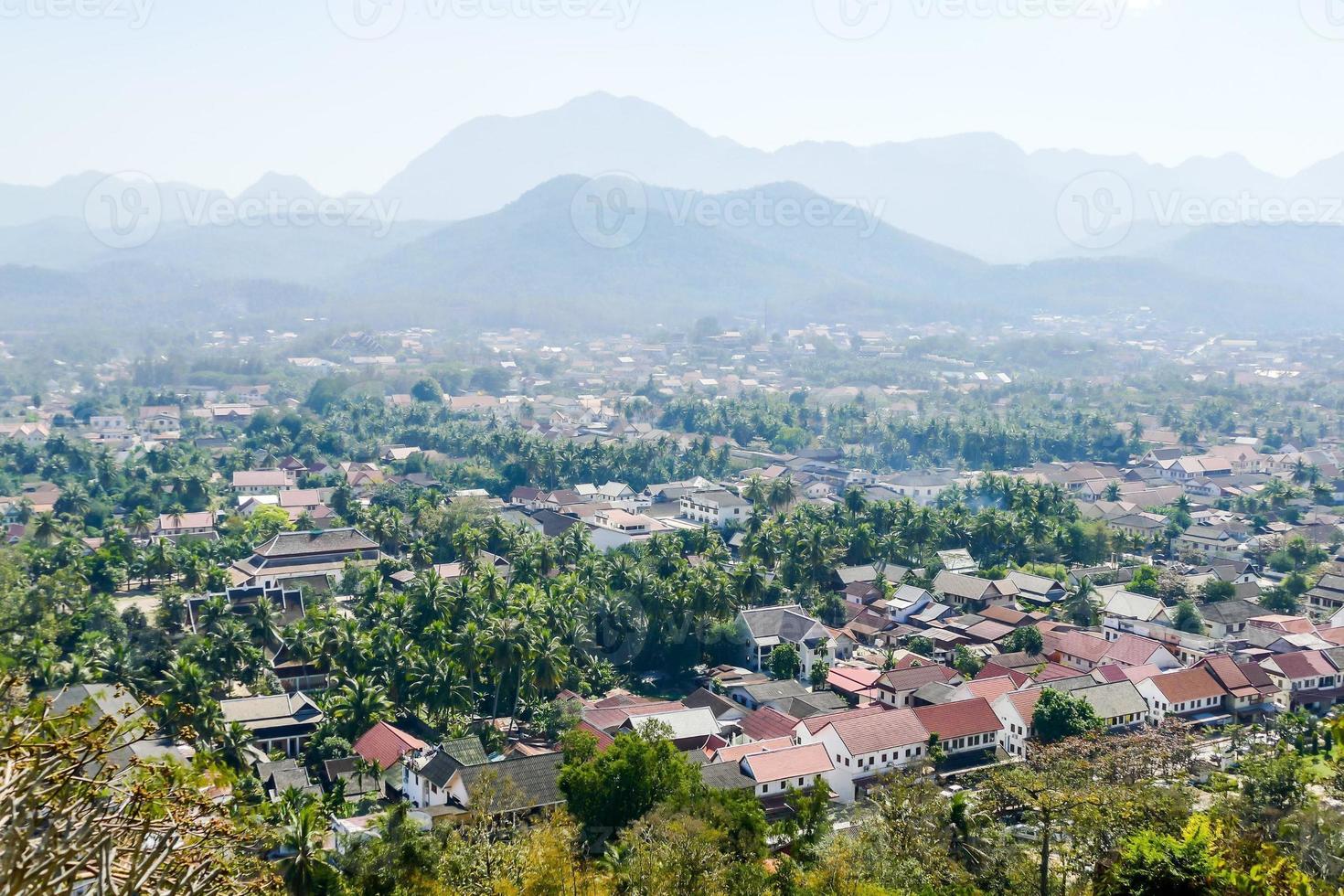 Rural landscape in East Asia photo