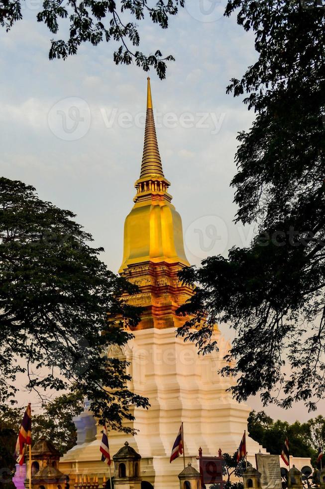 Ancient Buddhist temple in East Asia photo