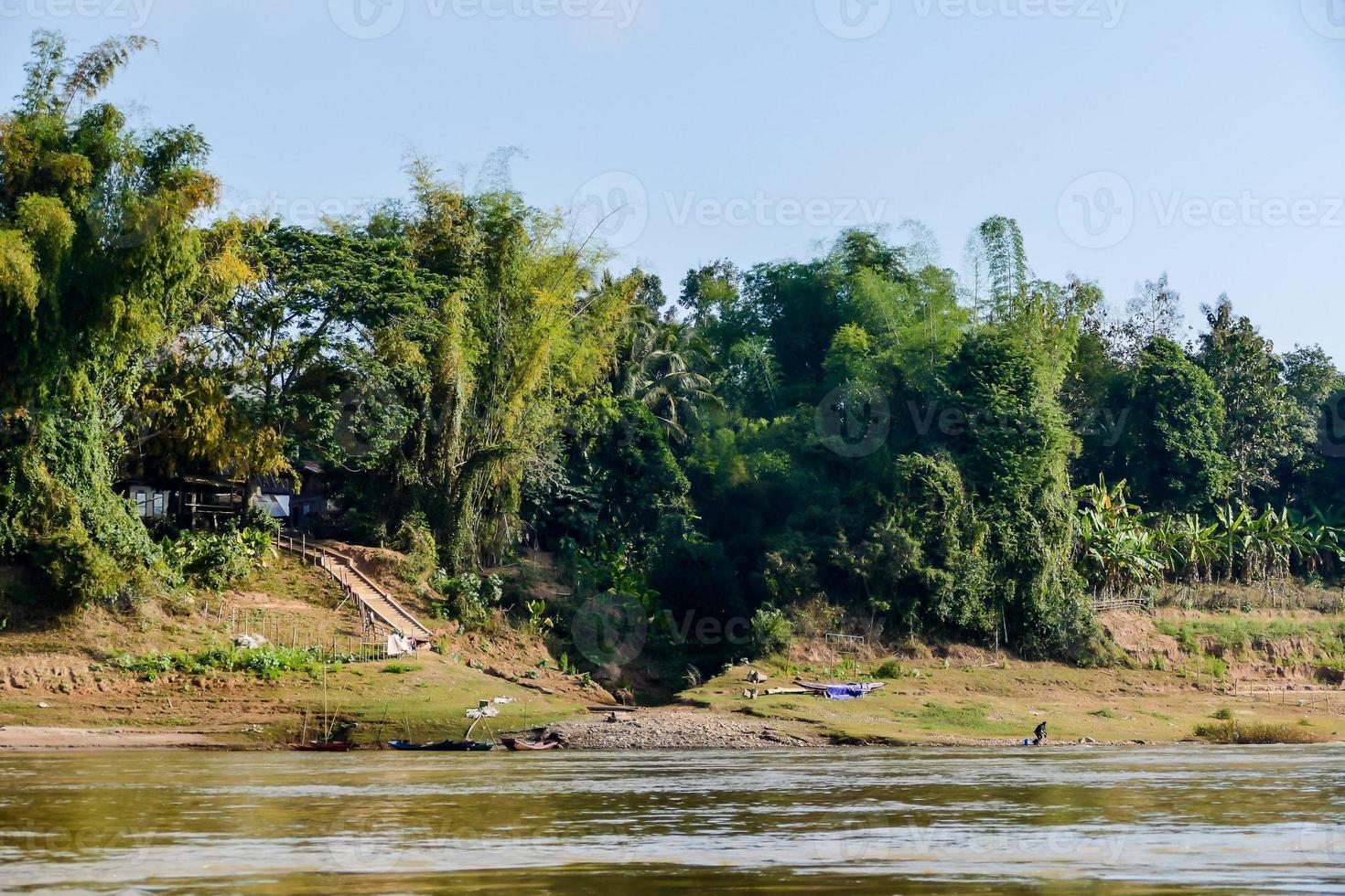 Rural landscape in East Asia photo