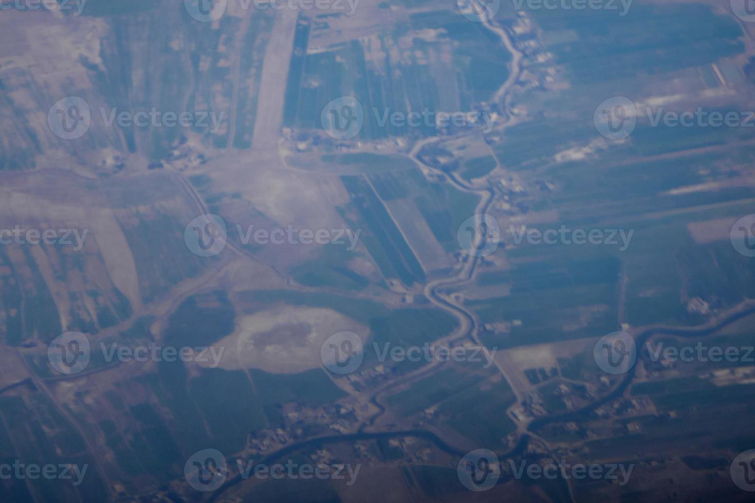 Rural landscape in East Asia photo