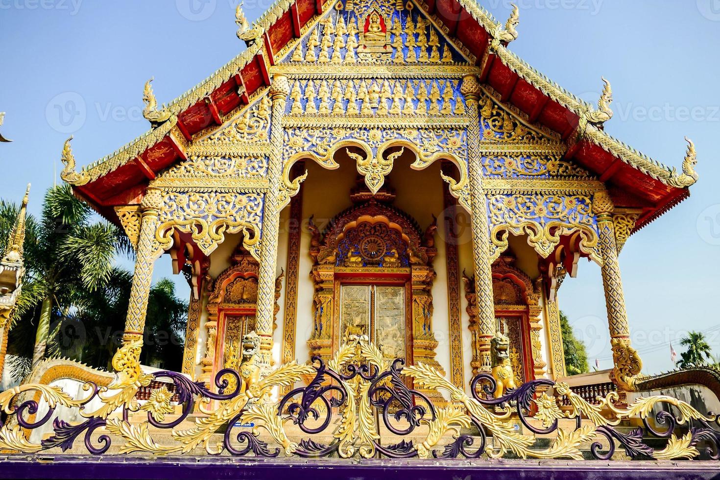 Ancient Buddhist temple in East Asia photo