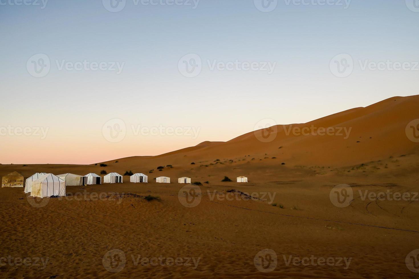 paisaje desértico en marruecos foto