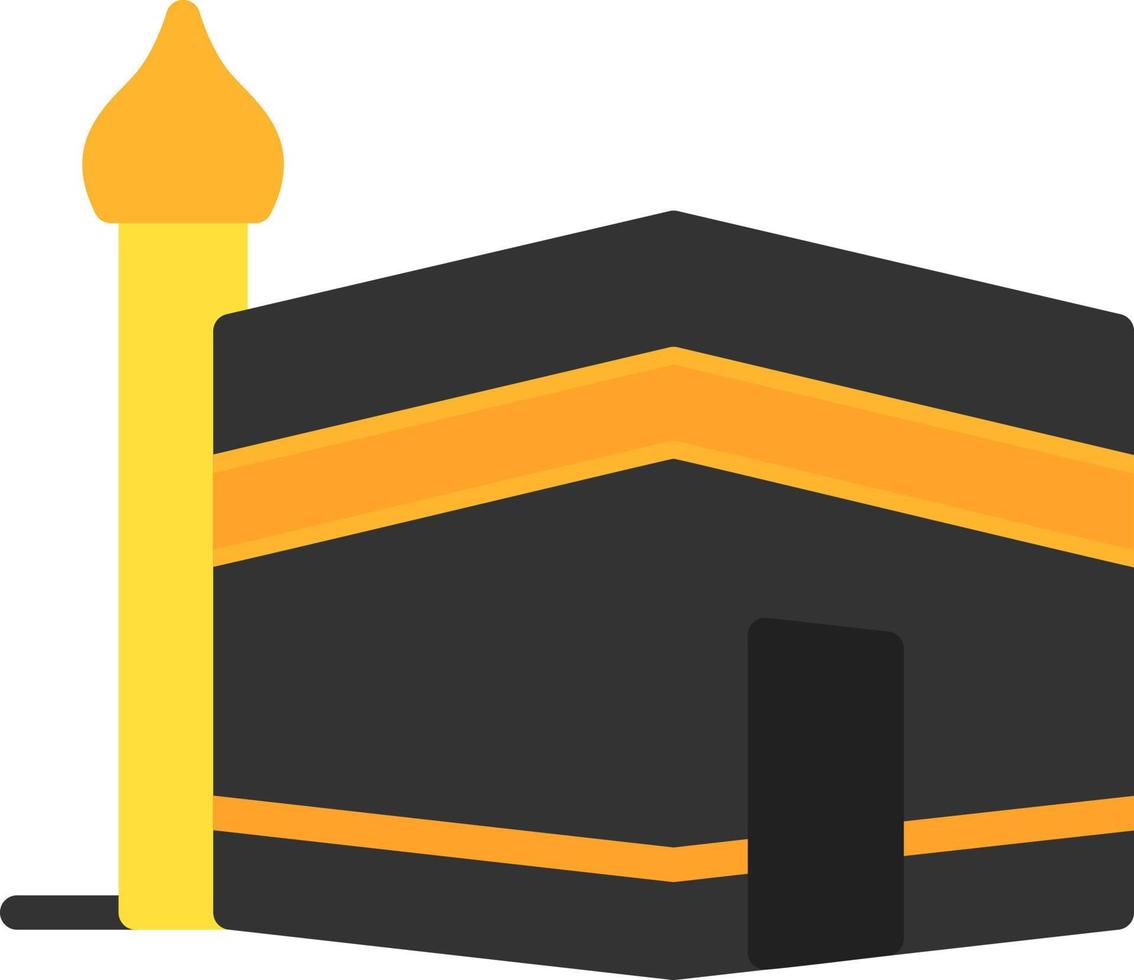 Kaaba Vector Icon Design