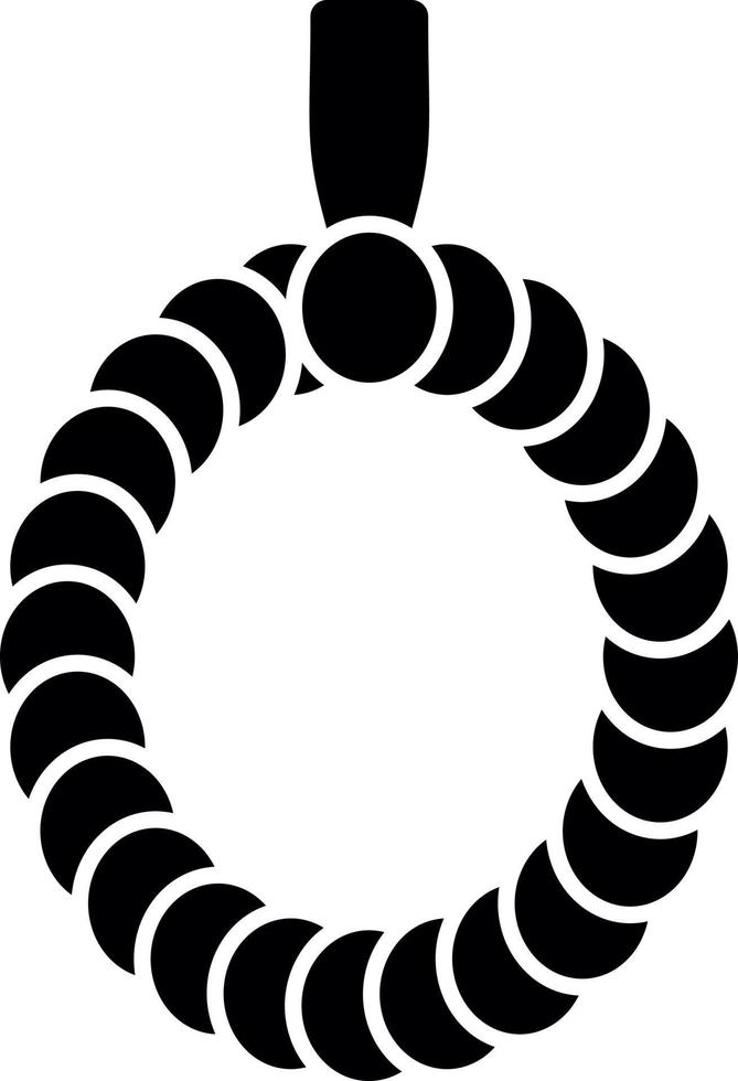 Praying Beads Vector Icon Design