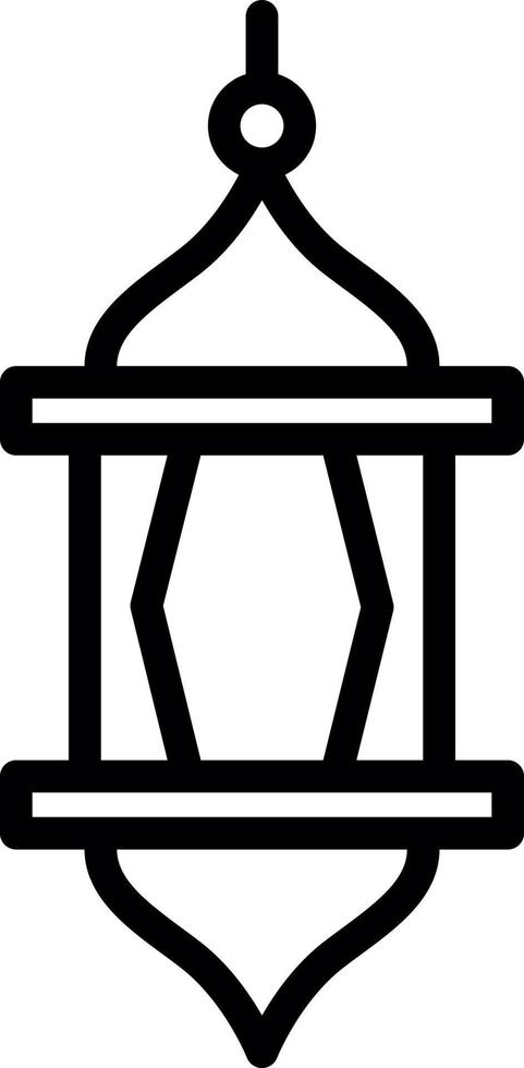 Arabian Lantern Vector Icon Design