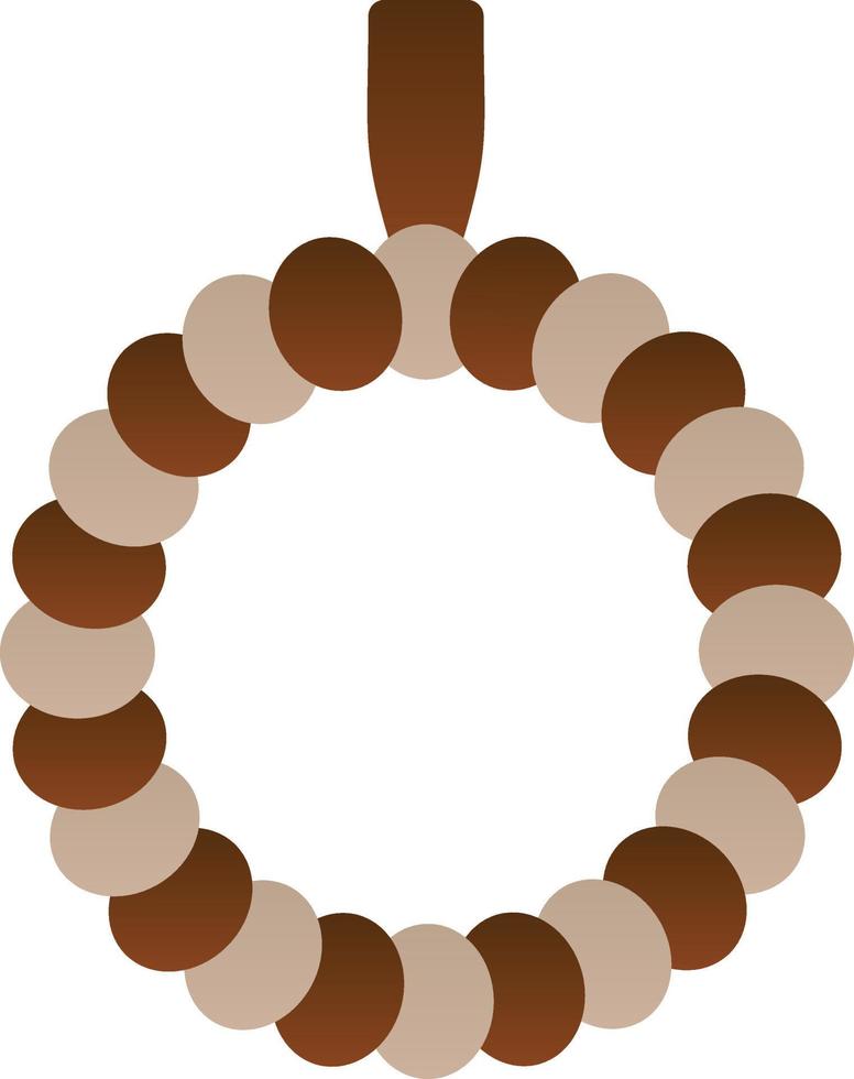 Praying Beads Vector Icon Design