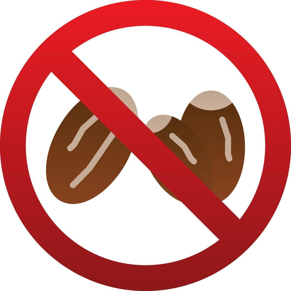 No Eating Vector Icon Design