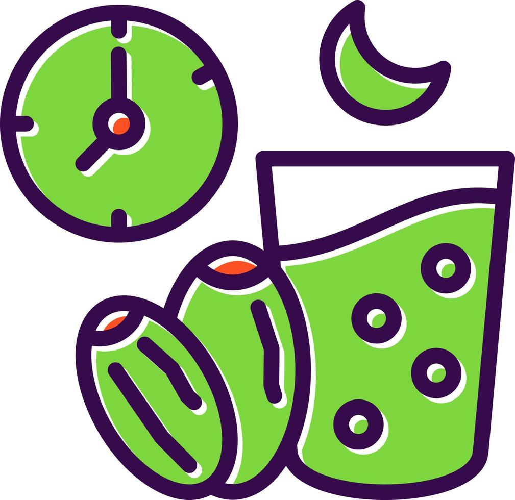 Ramadan Fasting Vector Icon Design