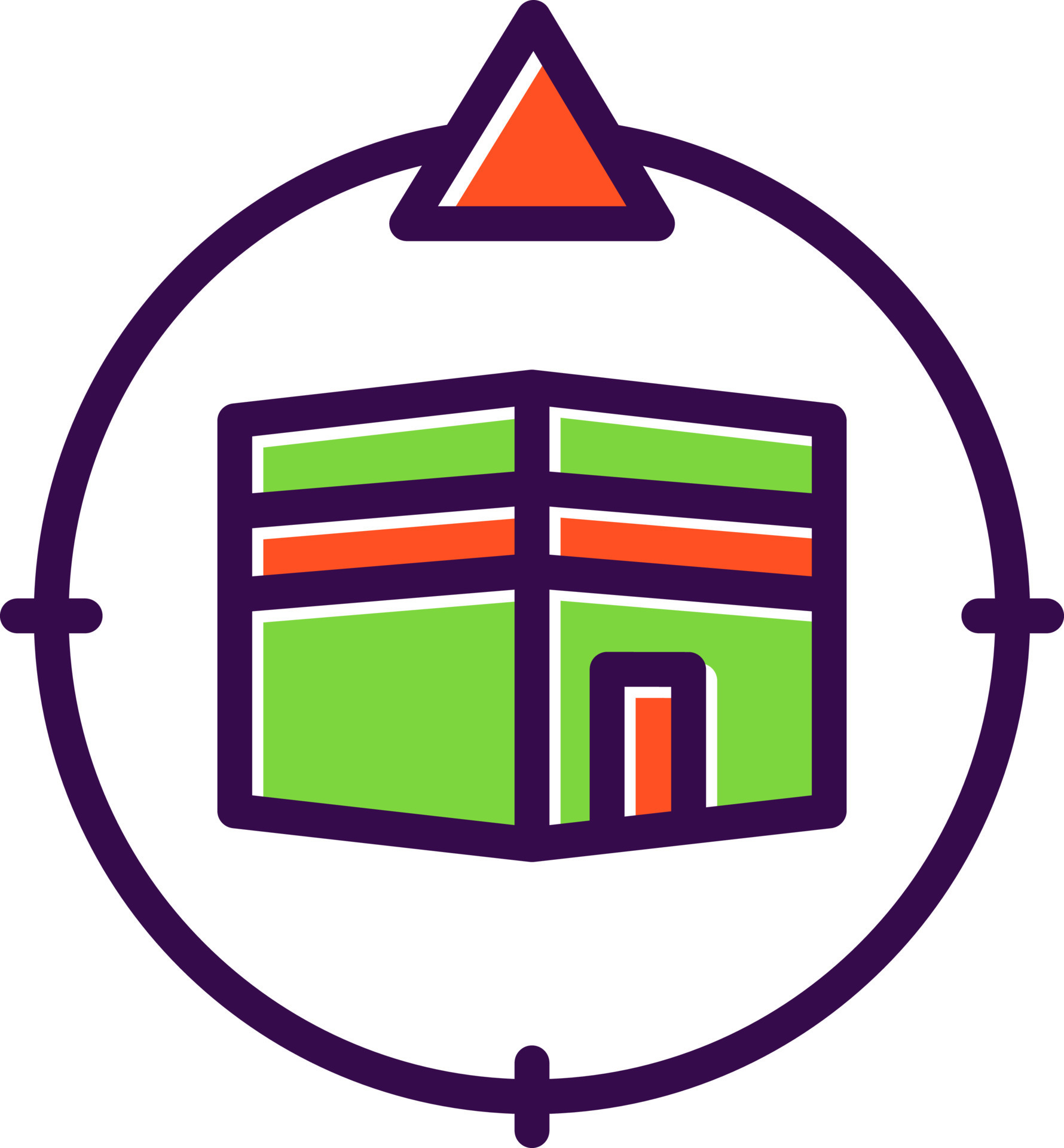 Qibla Direction Vector Icon Design 15752668 Vector Art at Vecteezy