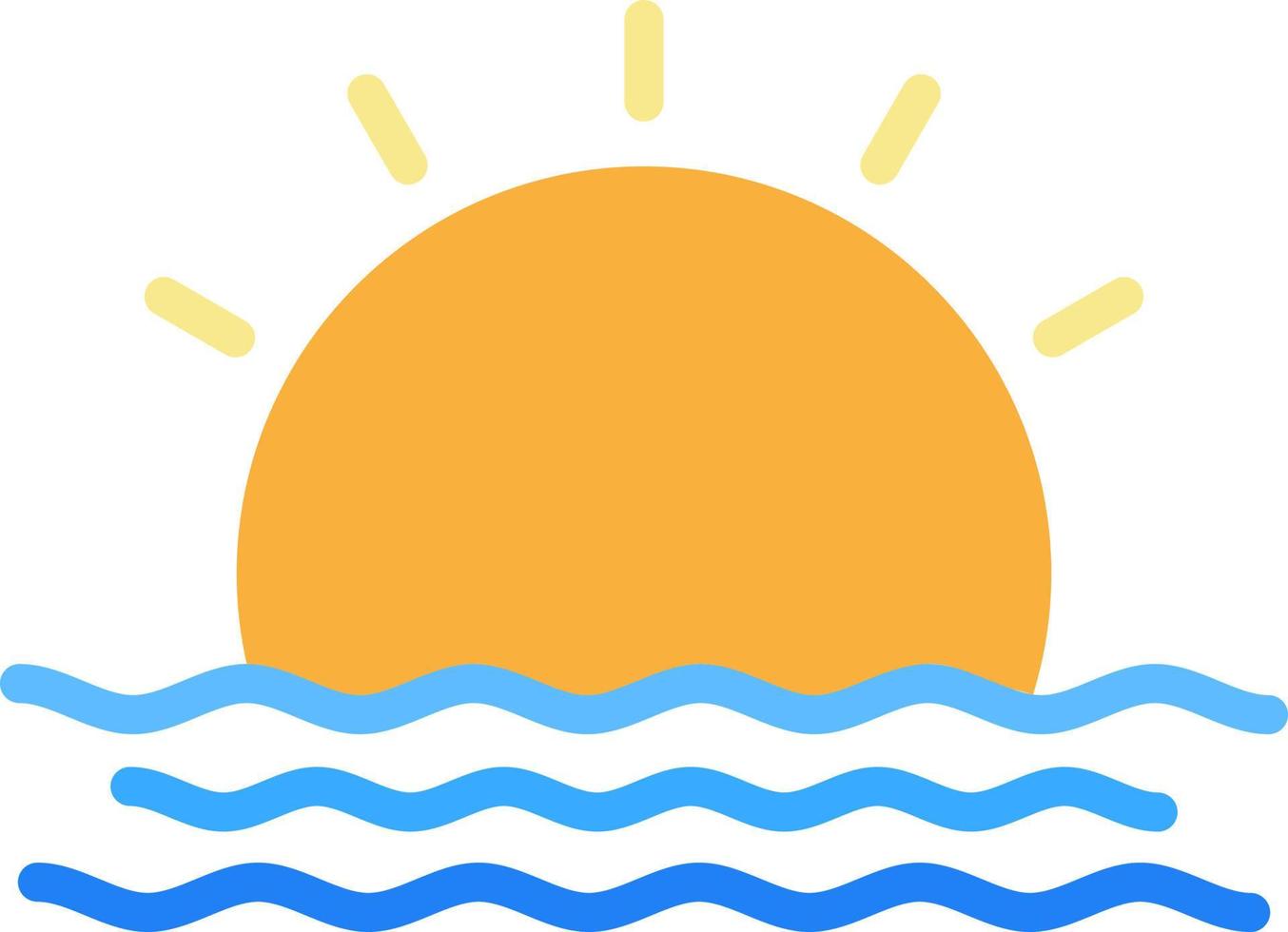 Sunrise Vector Icon Design