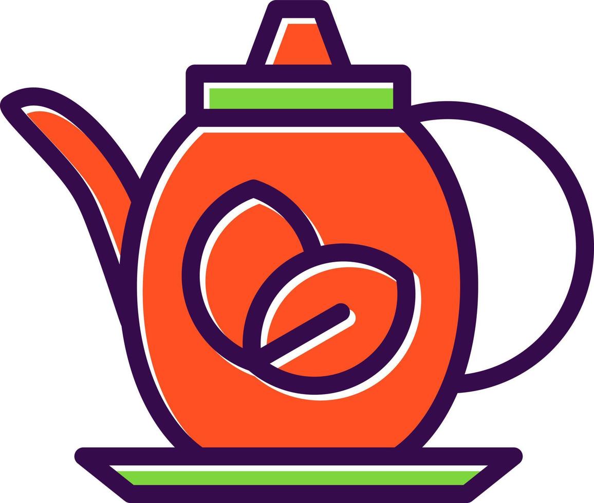 Teapot Vector Icon Design