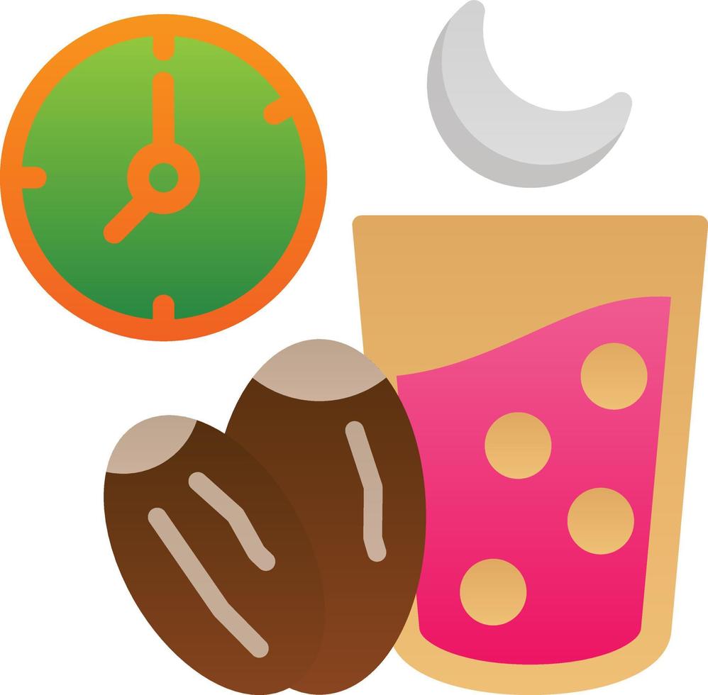 Ramadan Fasting Vector Icon Design