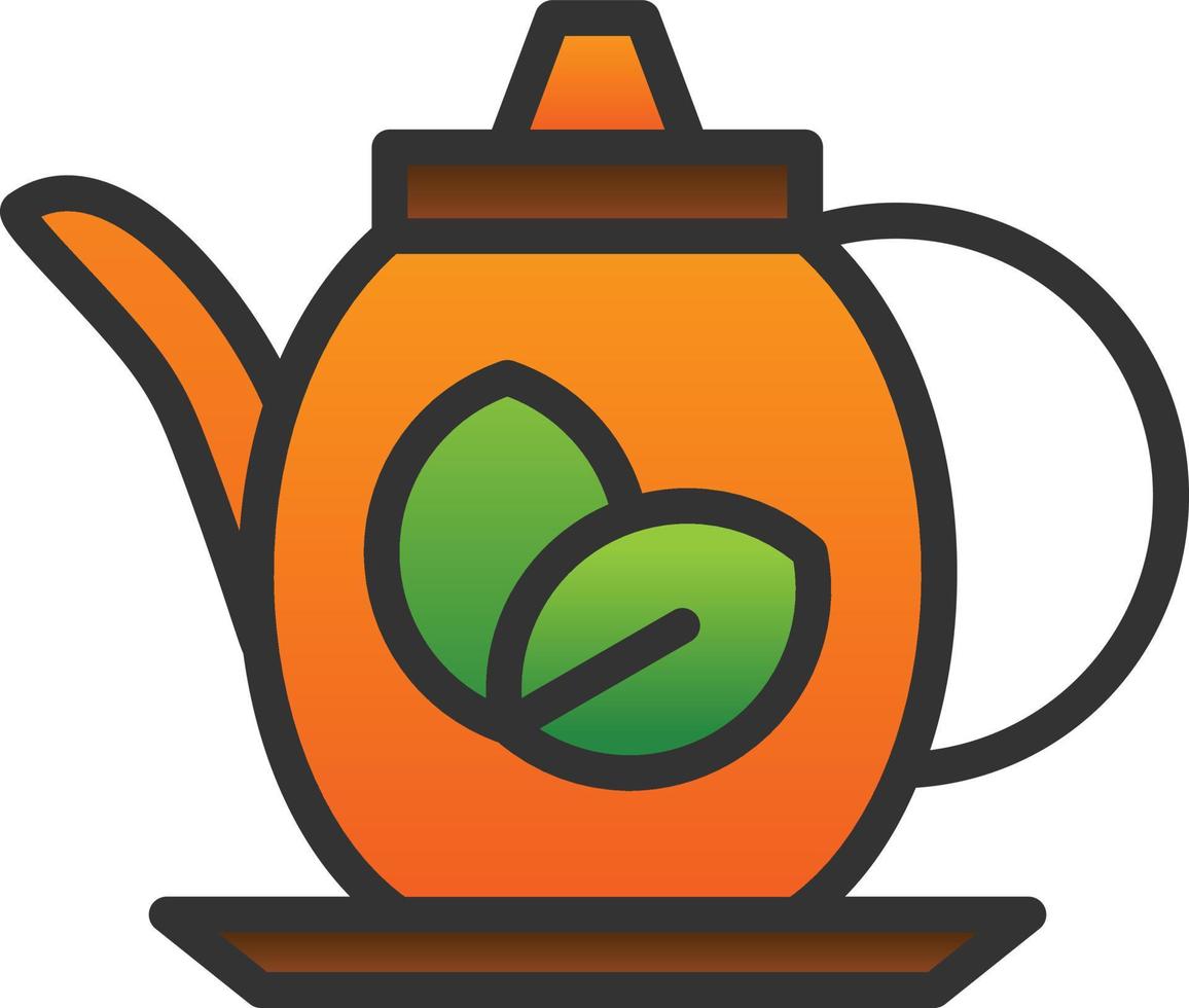 Teapot Vector Icon Design